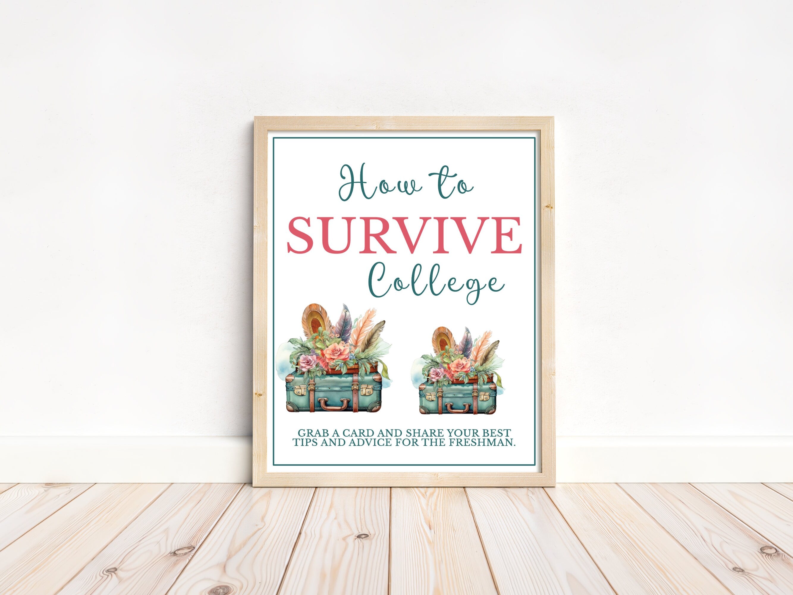 College Going Away Advice and Wishes Cards