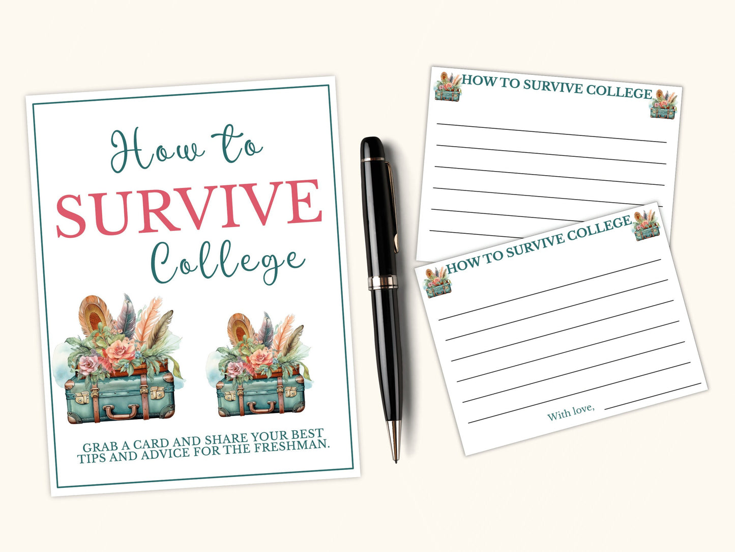 College Trunk Party Games - 10 Printable Games