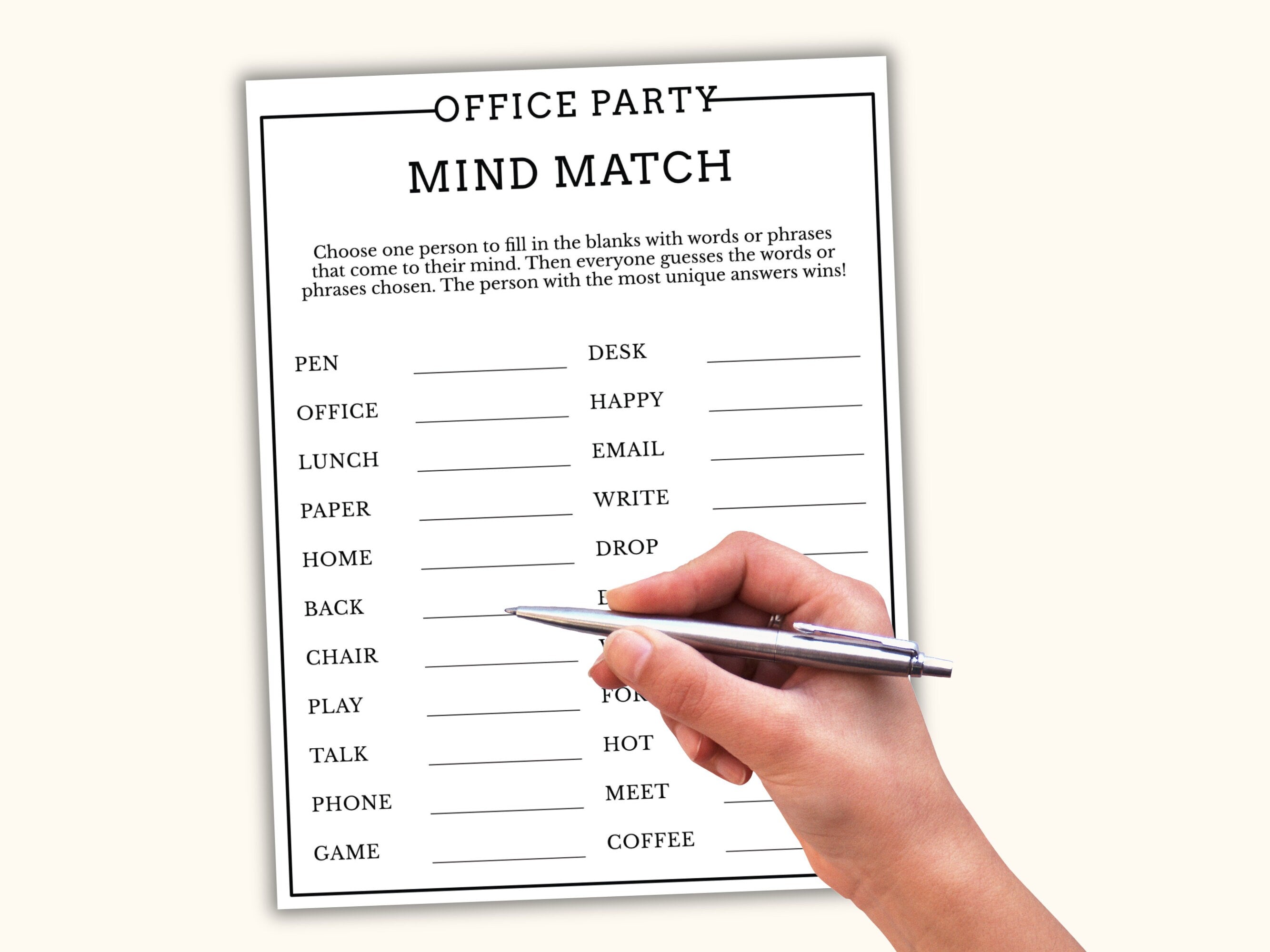12 Office Party Games
