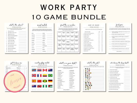 10 Work Party Games