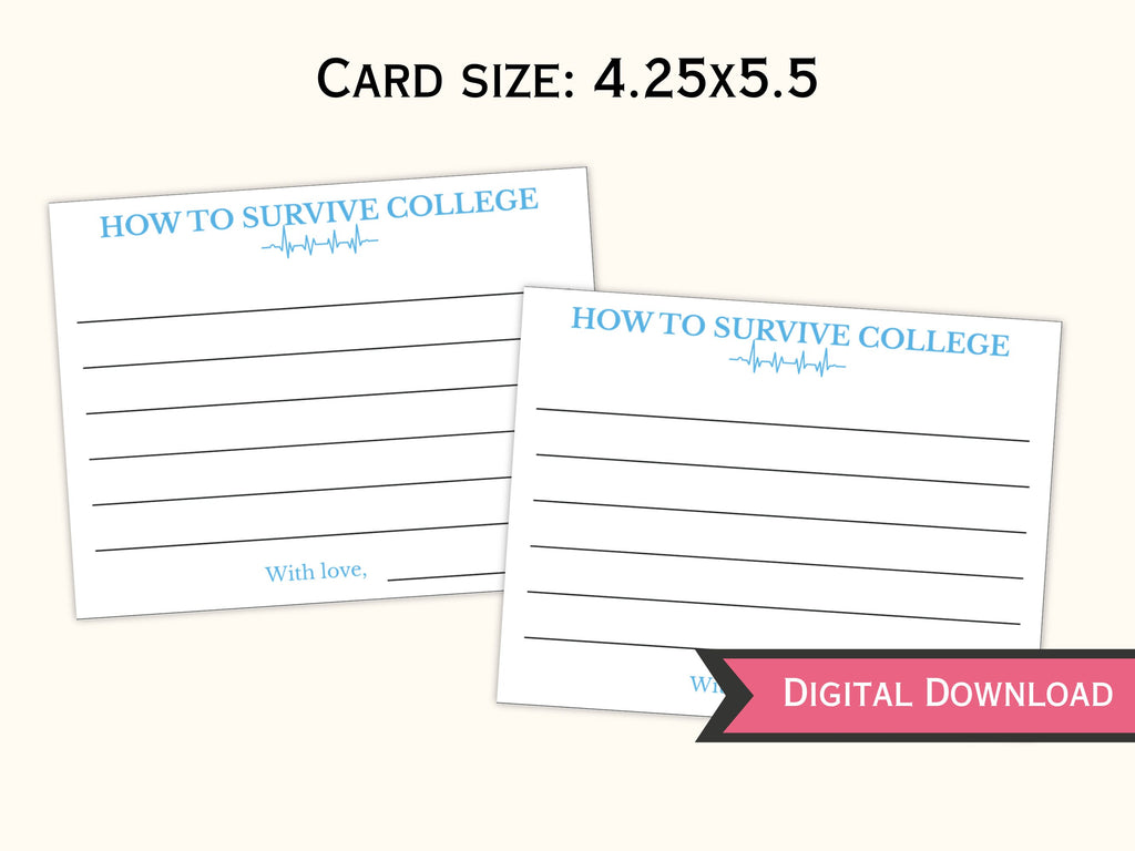 College Going Away Advice and Wishes Cards