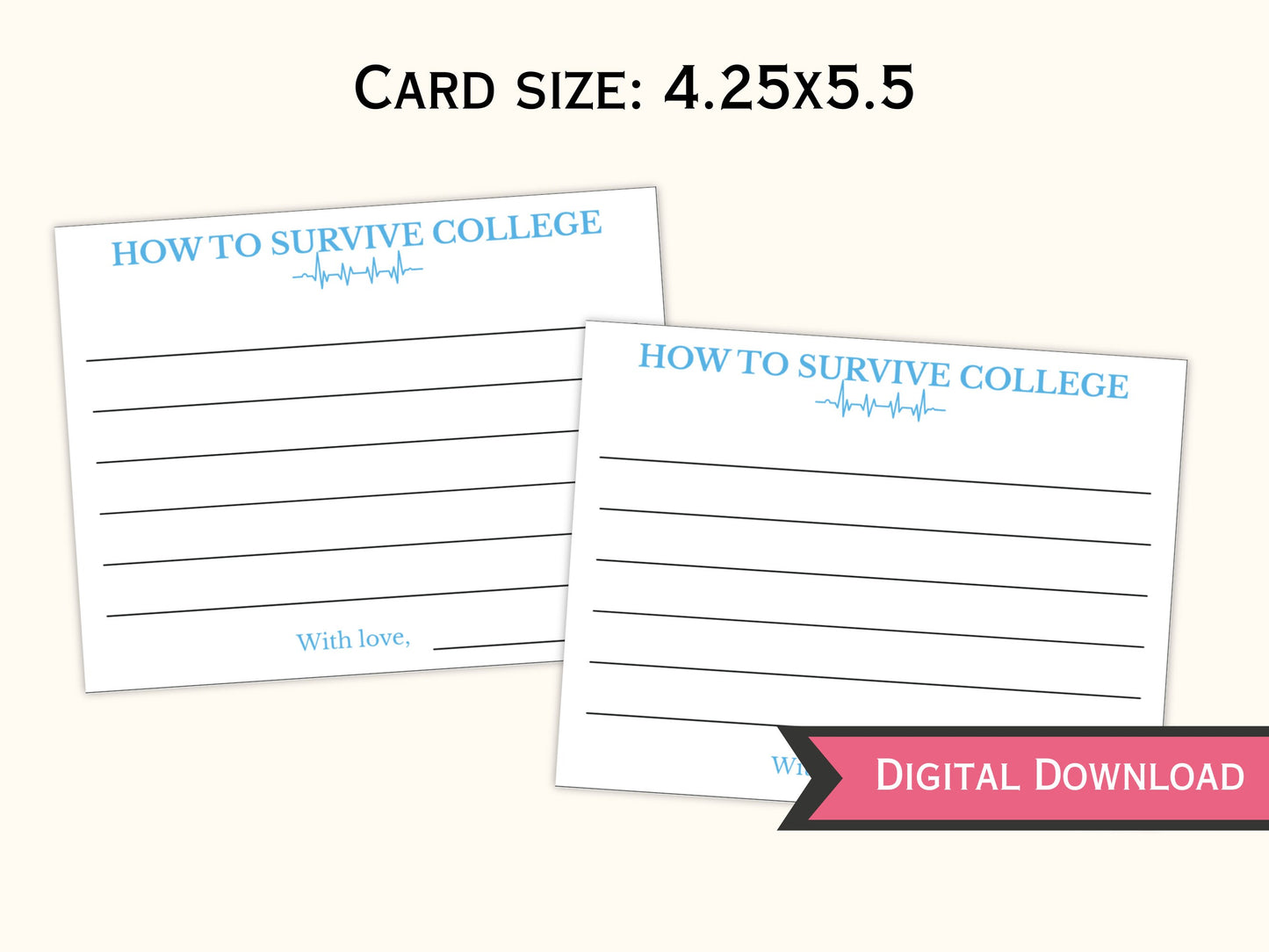 College Going Away Advice and Wishes Cards