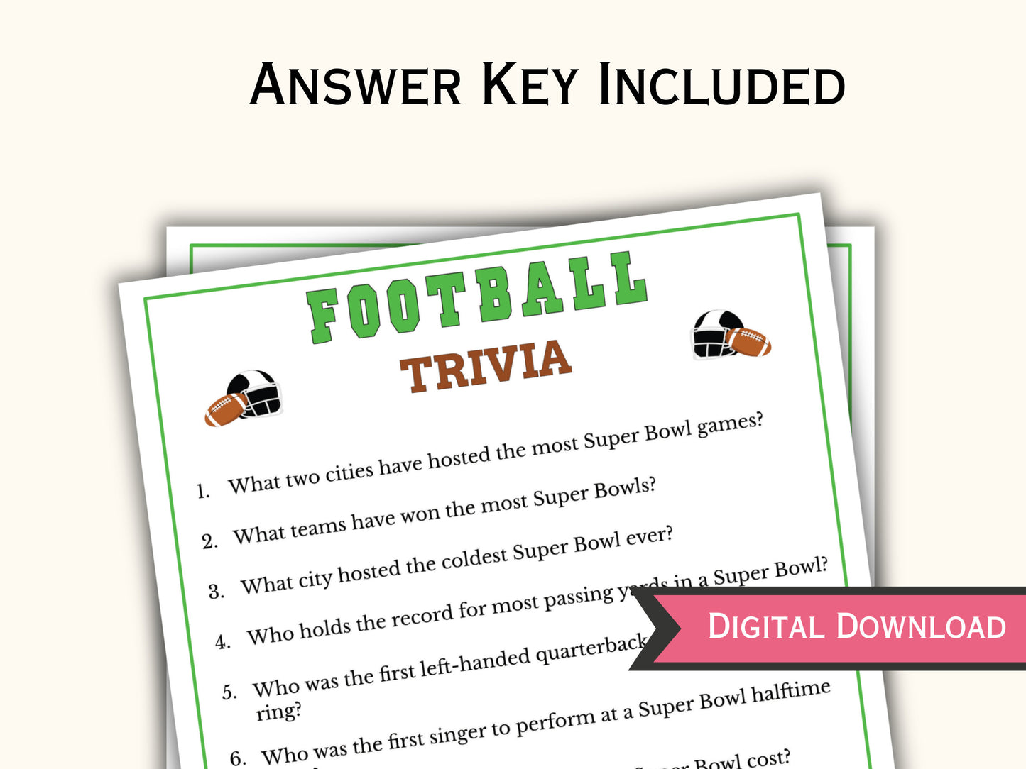 Football Trivia Game