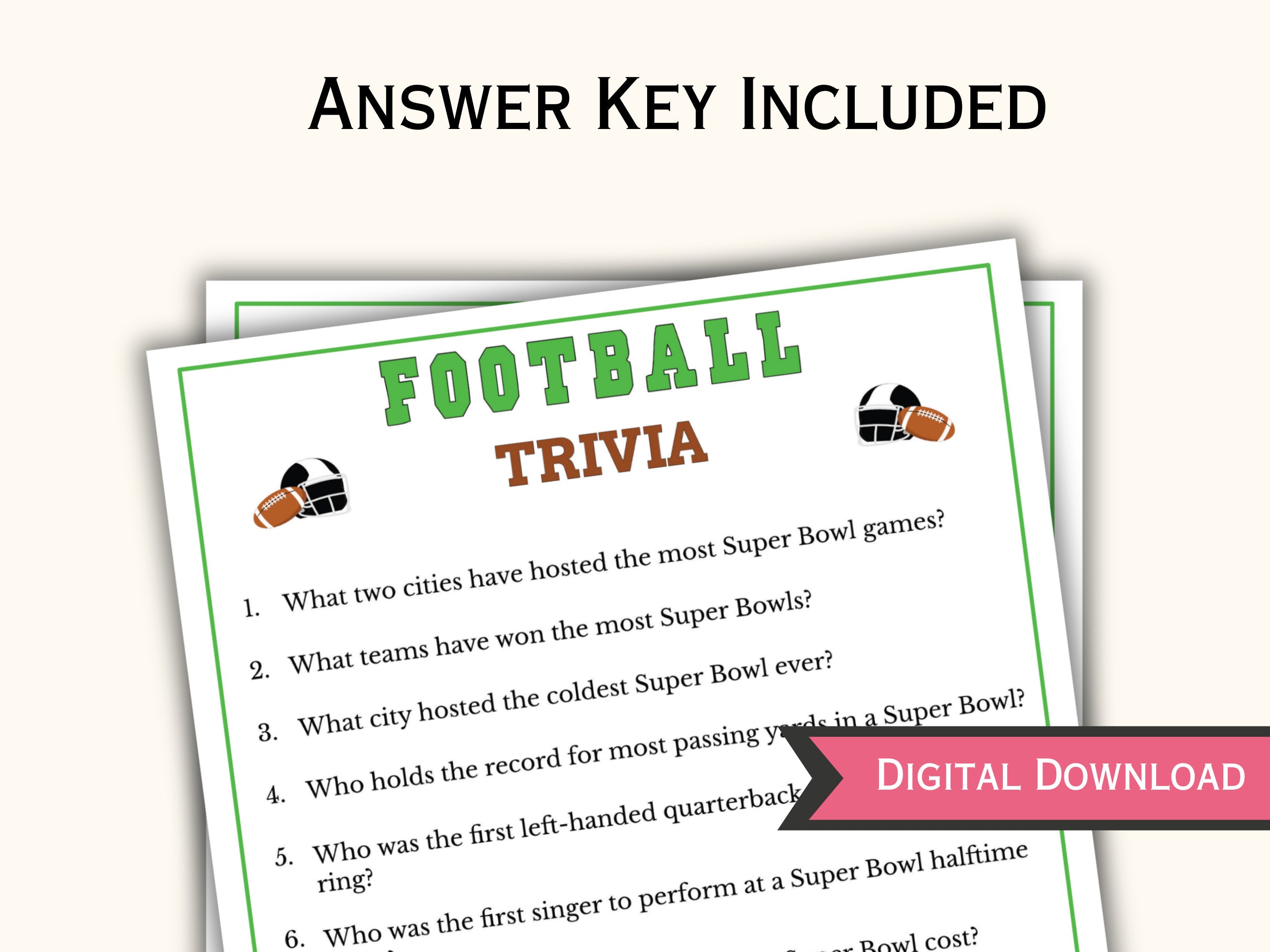 Football Trivia Game