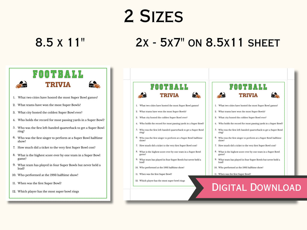 Football Trivia Game