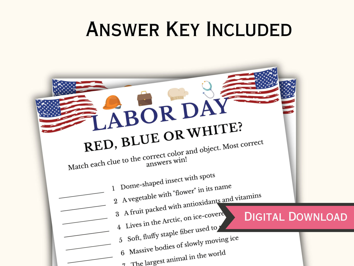 Labor Day Red, Blue or White Game
