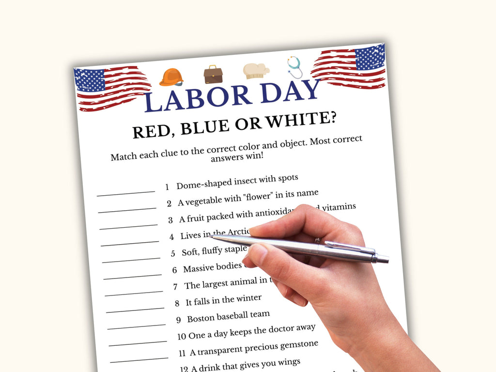 Labor Day Red, Blue or White Game