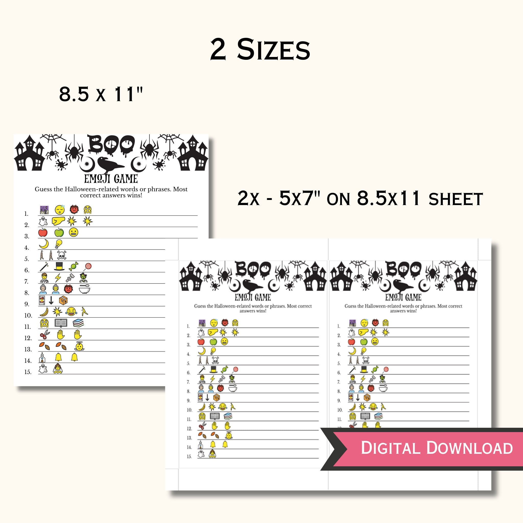 Halloween Emoji Game