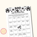 Halloween Find the Guest Bingo Game