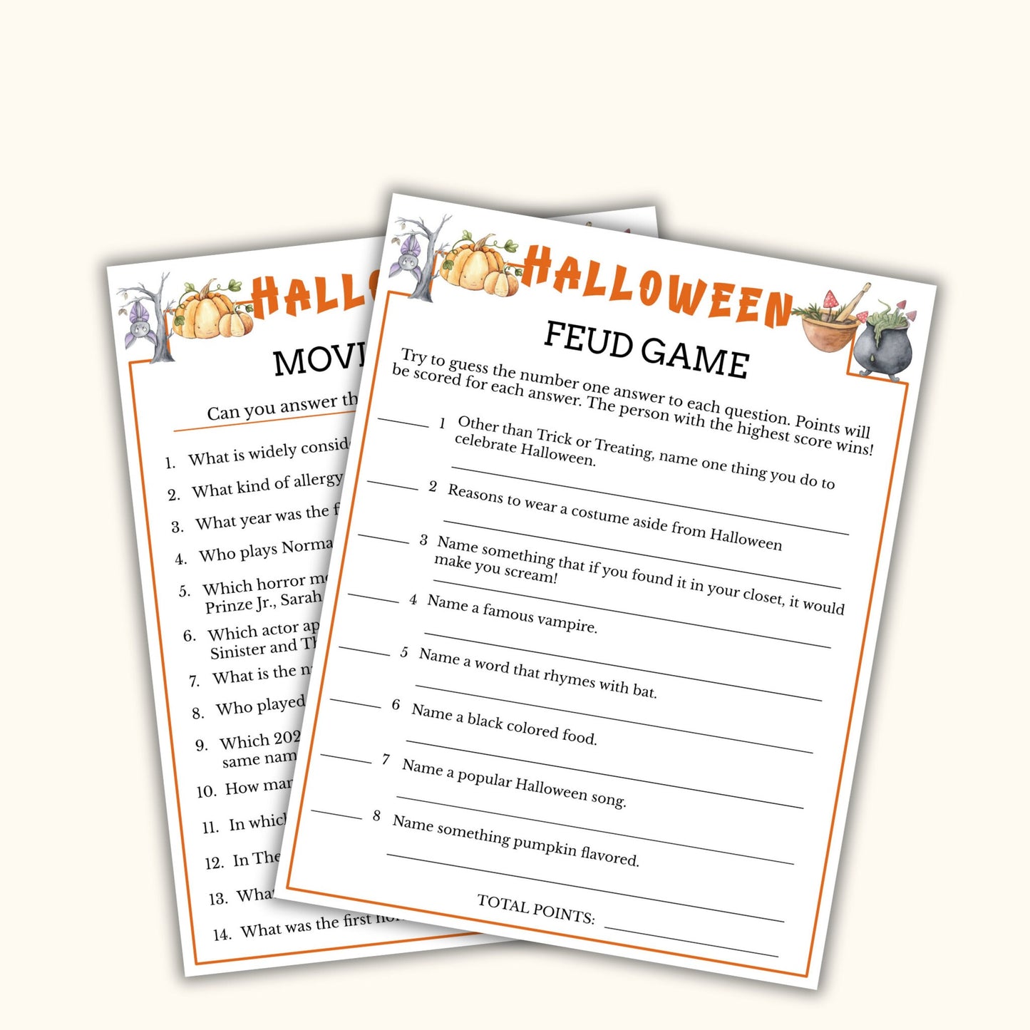 Halloween Party Games - 15 Games