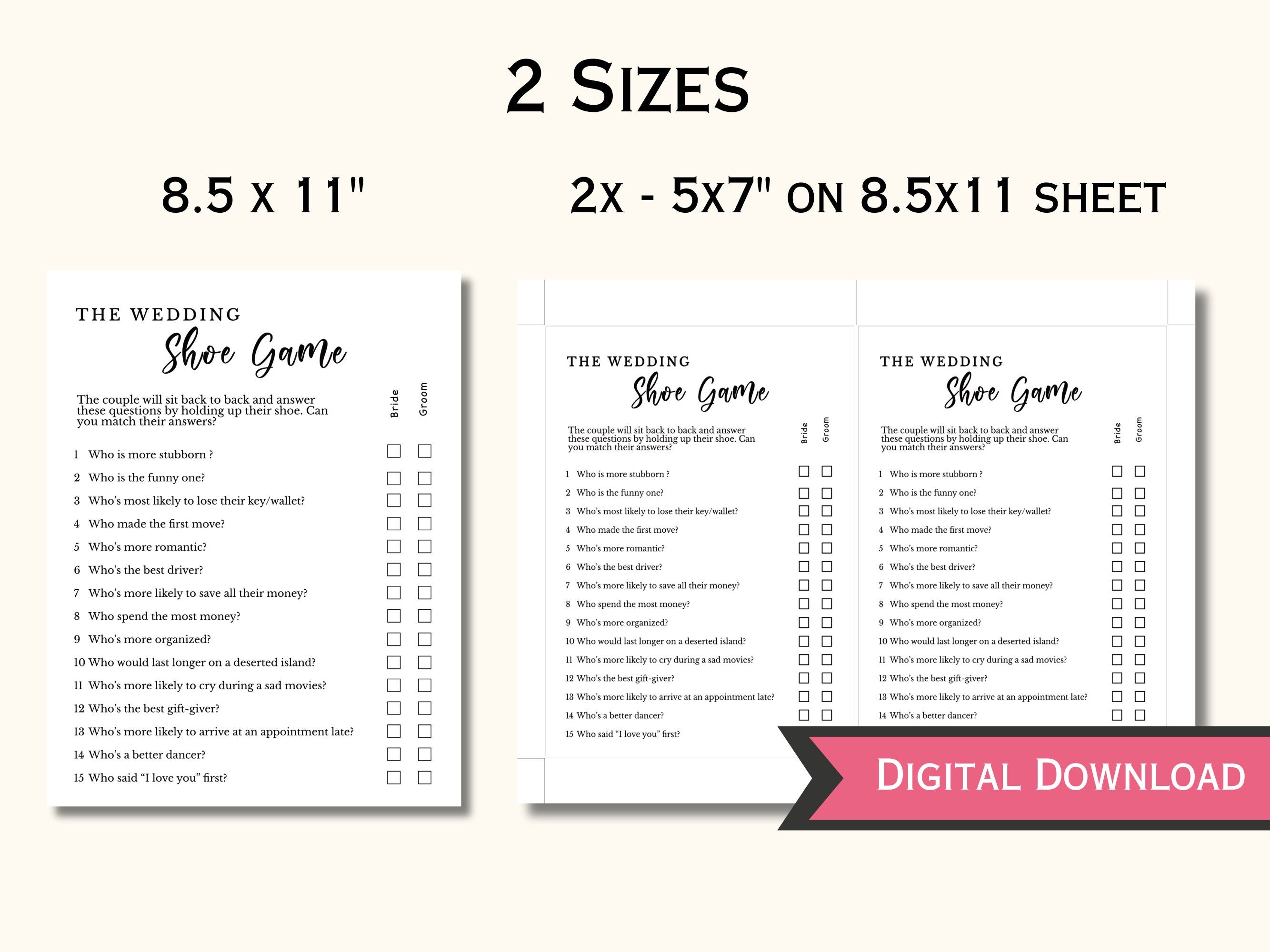 12 Couples Shower Games