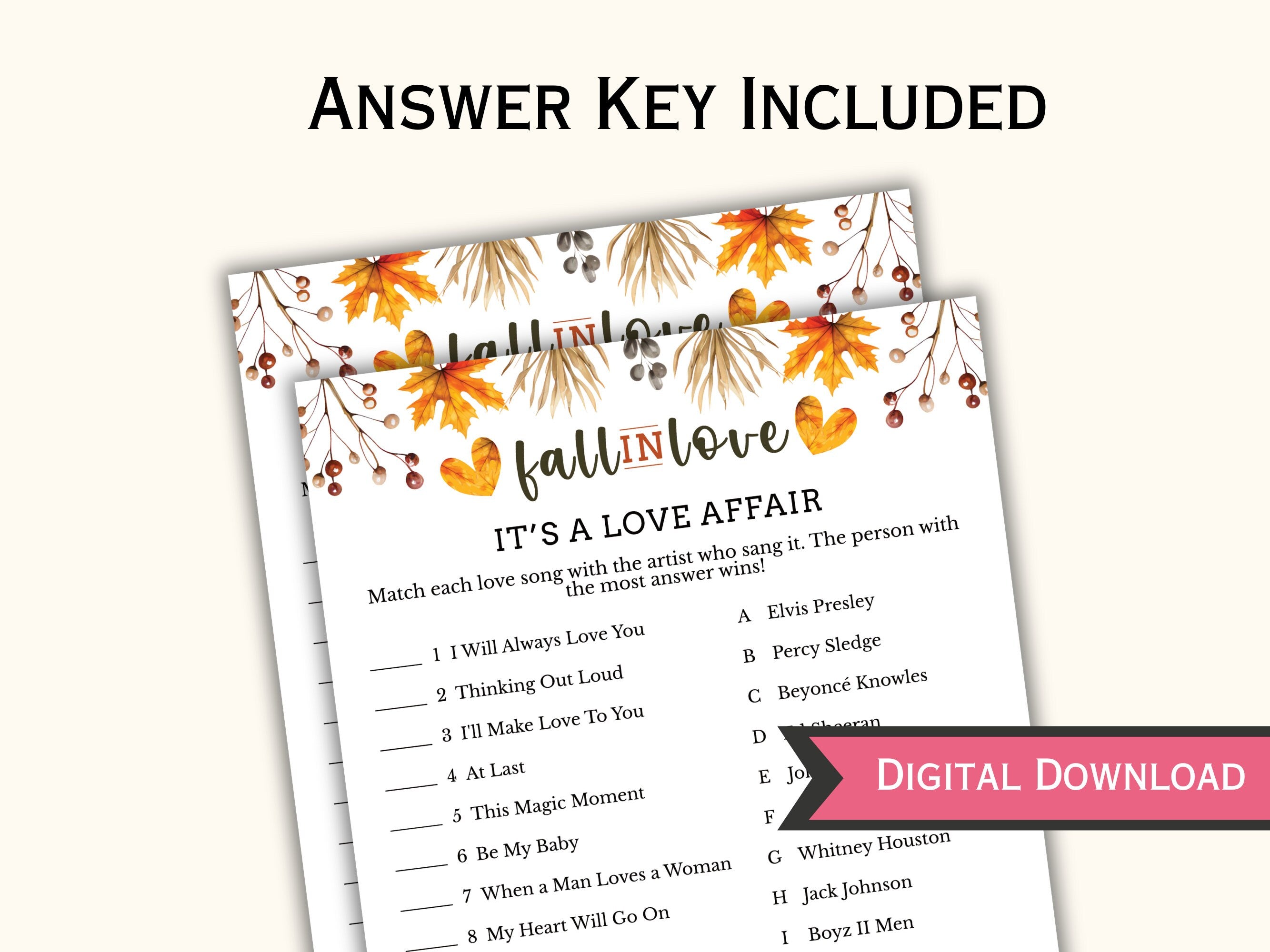 10 Fall in Love Bridal Shower Games