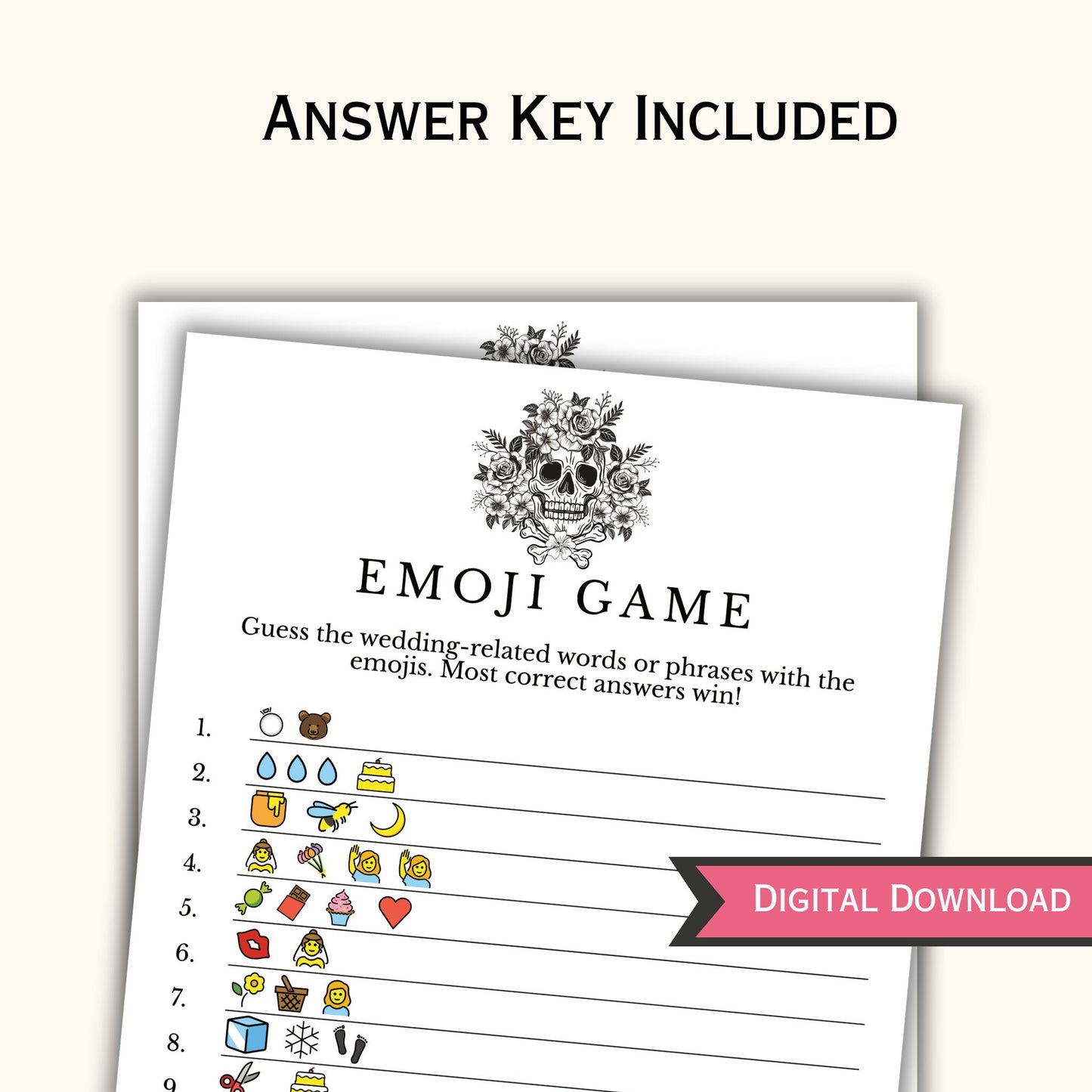 Bride or Die Bridal Shower Game Bundle - 15 Games