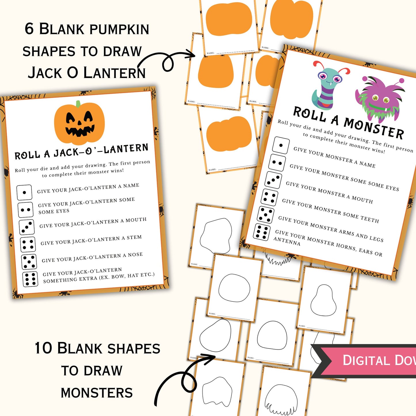 Halloween Party Games for Kids  - 18 Games
