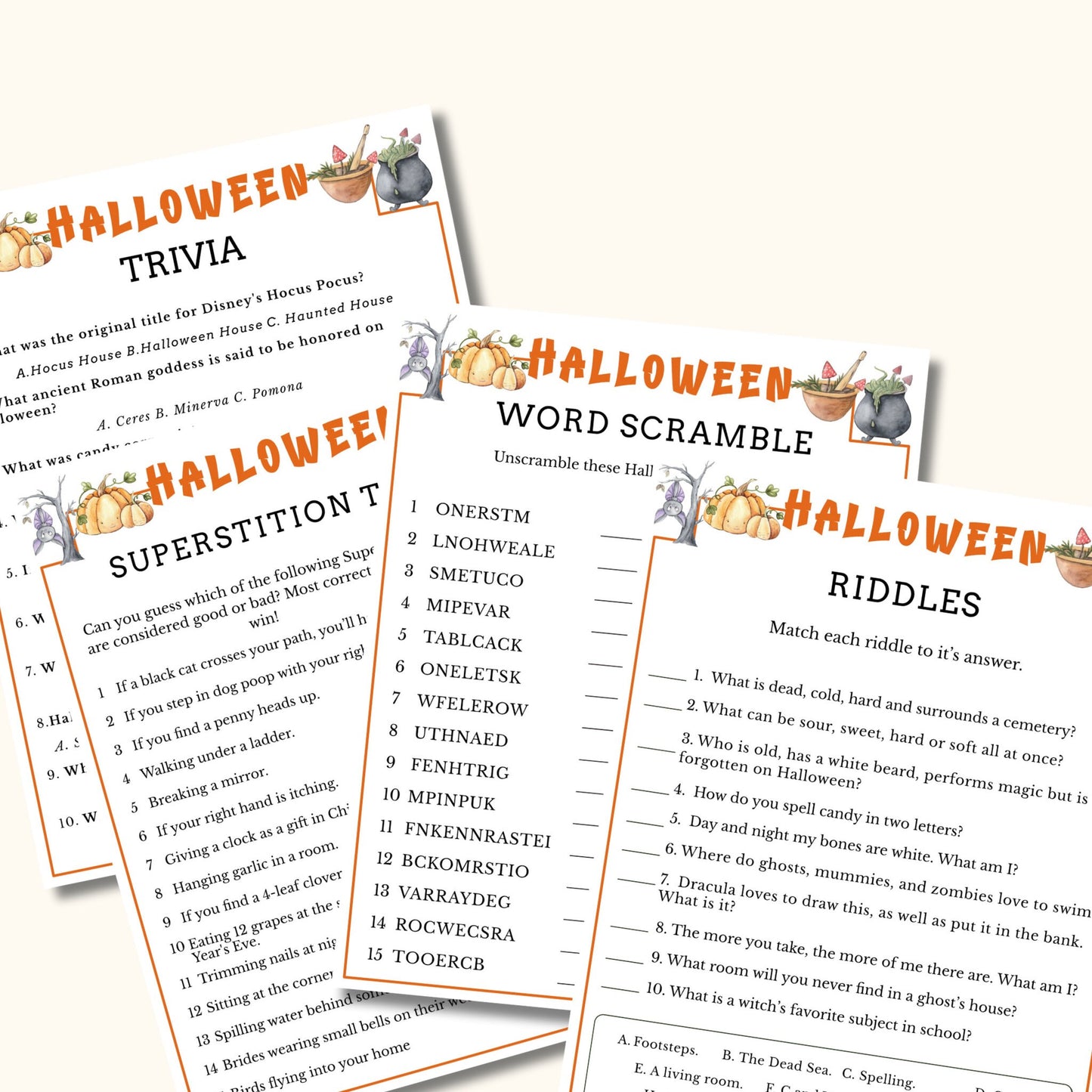 Halloween Party Games - 15 Games