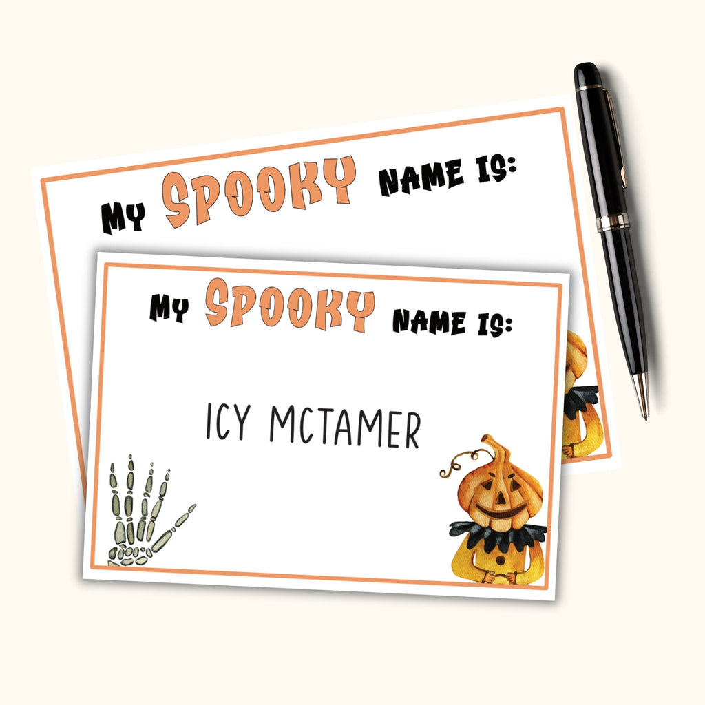 What's your Spooky Name - Halloween Name Generator Game