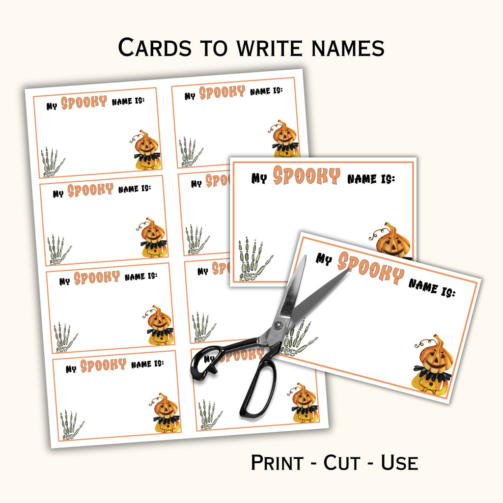 What's your Spooky Name - Halloween Name Generator Game