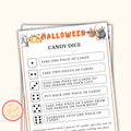 Halloween Candy Dice Game