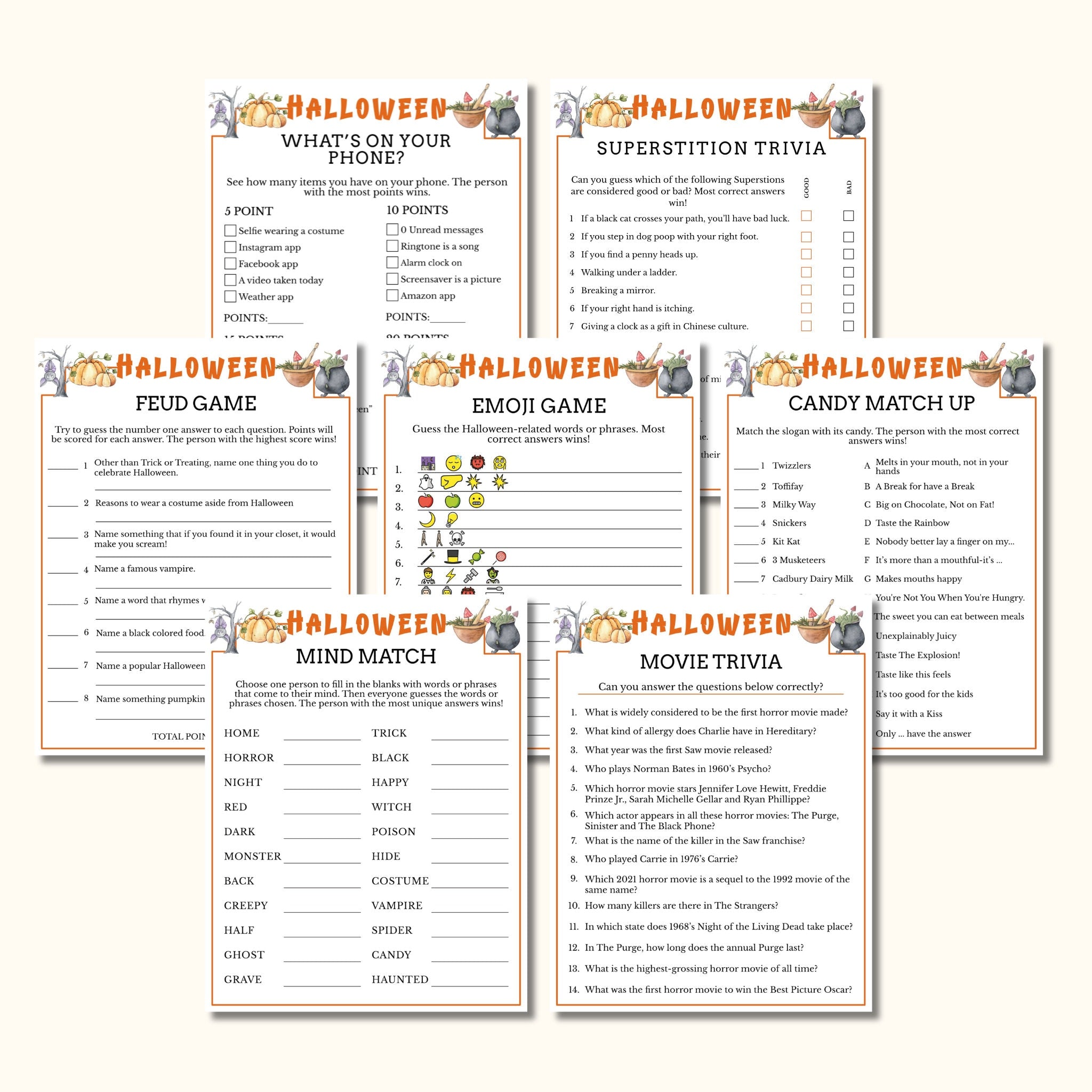 Halloween Party Games - 15 Games