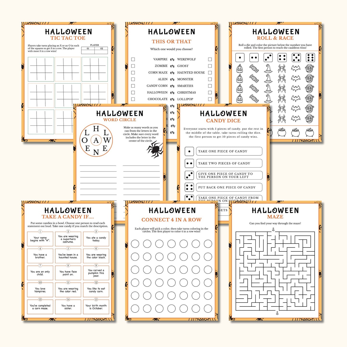 Halloween Party Games for Kids  - 18 Games