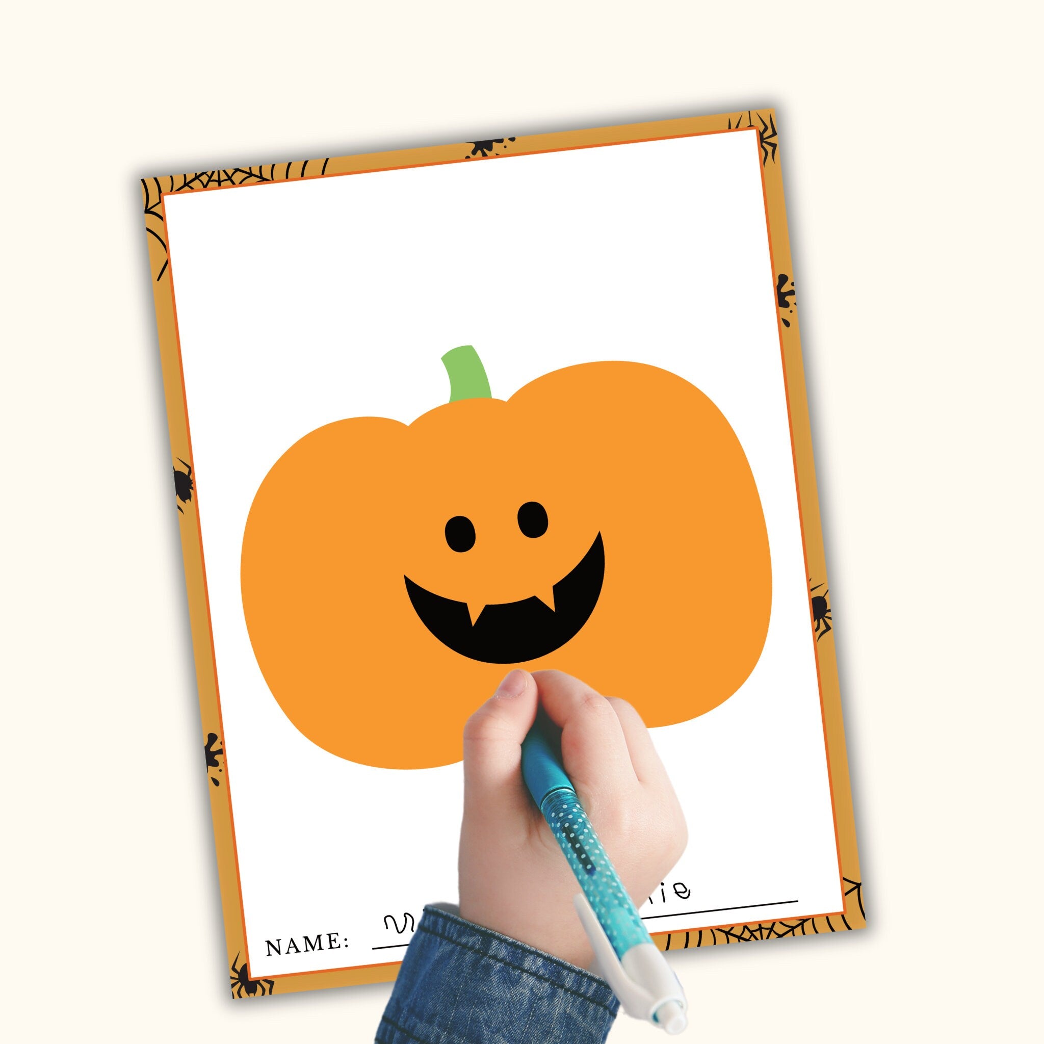 Roll a Jack O Lantern Dice Game