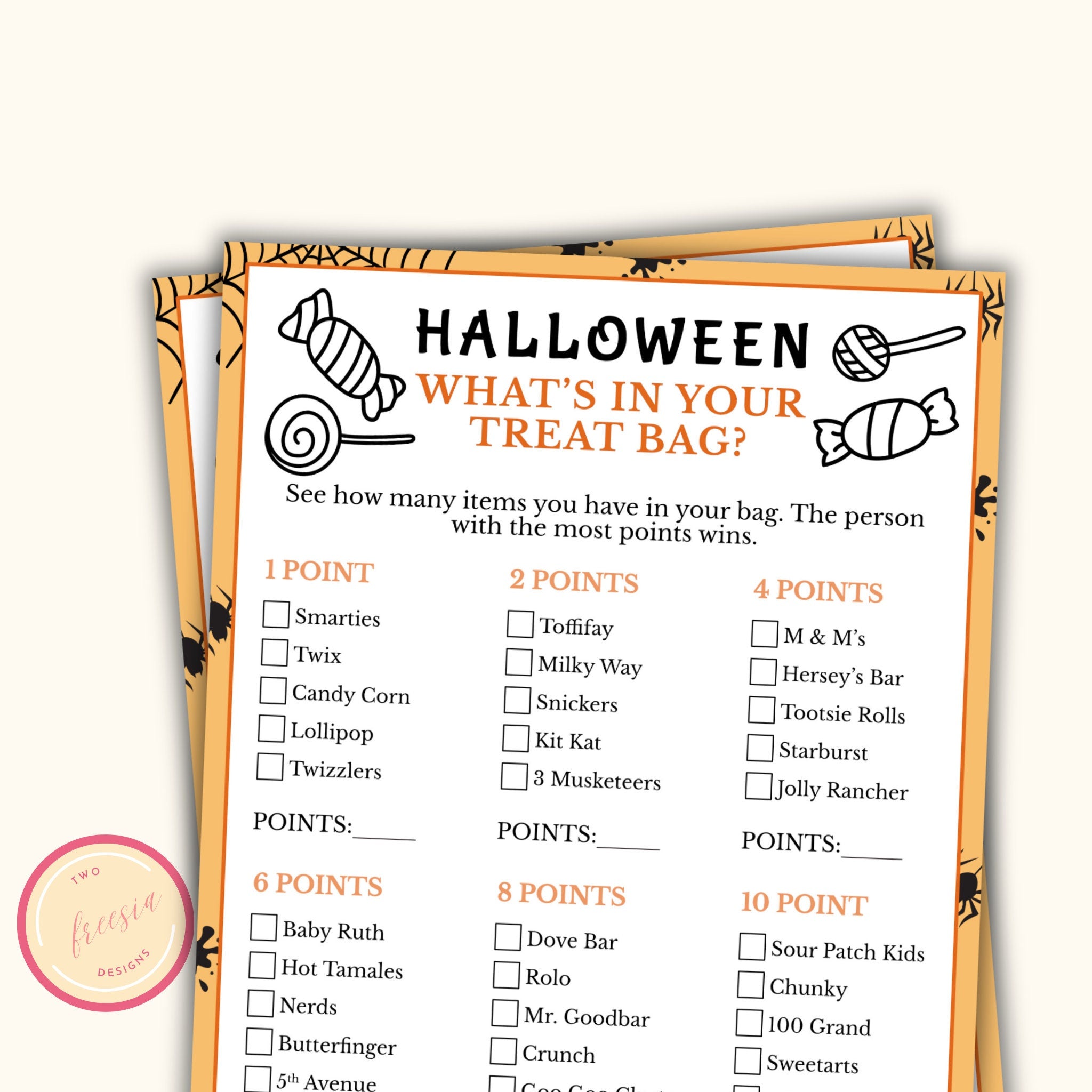 What's in your Treat Bag - Halloween Party Game for Kids