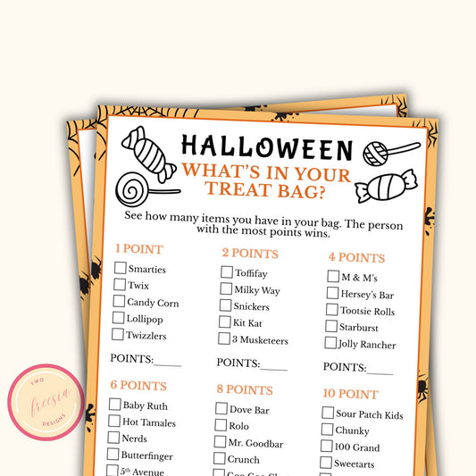 What's in your Treat Bag - Halloween Party Game for Kids