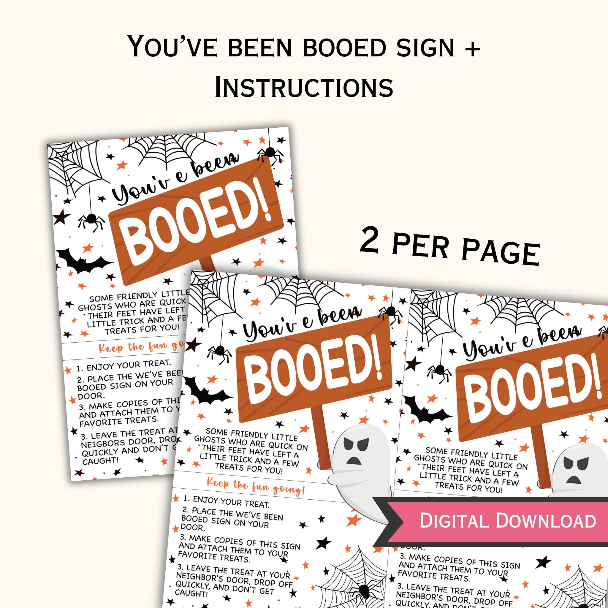 You've Been Booed - Printable Halloween Activity Kit