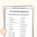 Office Party TV Show Match Up Game