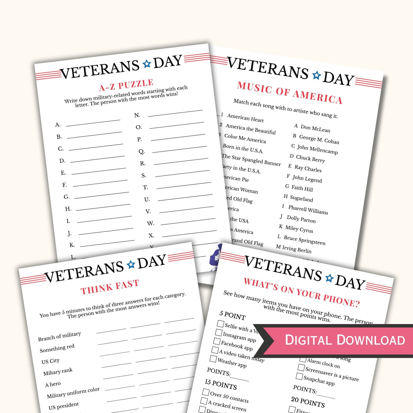 12 Veterans Day Games