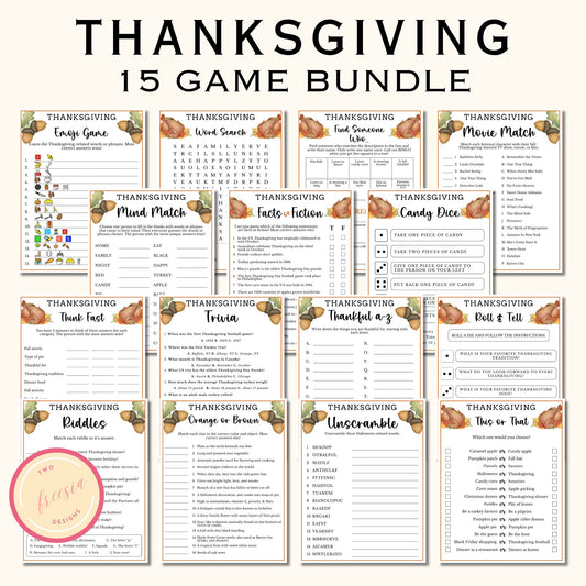 15 Thanksgiving Games