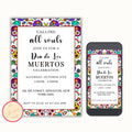 Dia de los Muertos Party Invitation - Editable Template