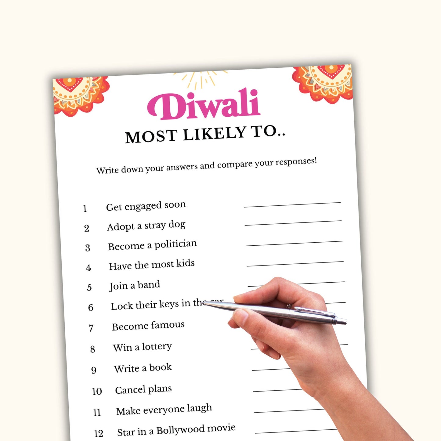 Diwali Party Games - 15 Games