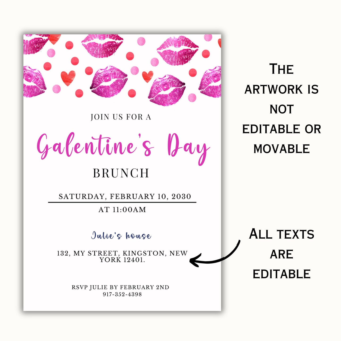 Galentine's Day Invitation
