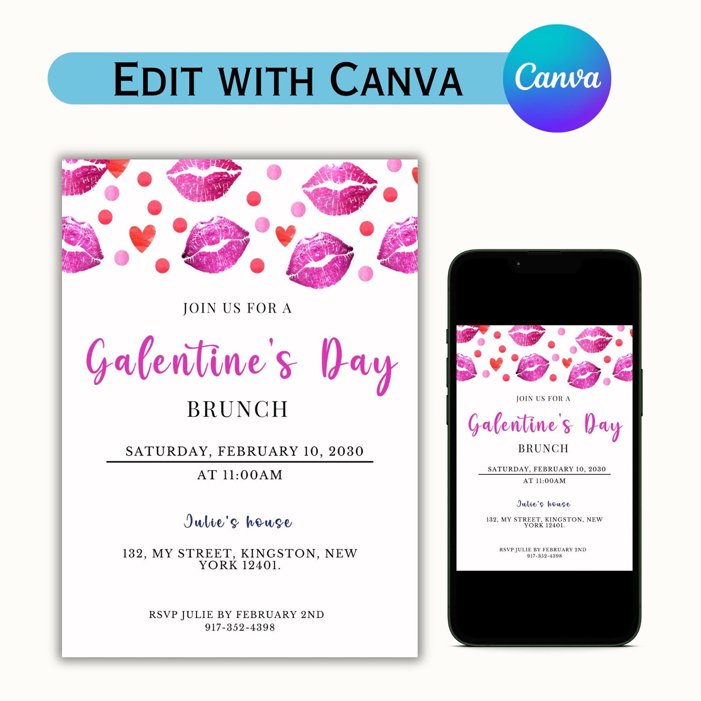 Galentine's Day Invitation