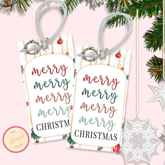 Holiday Gift Tag Printable