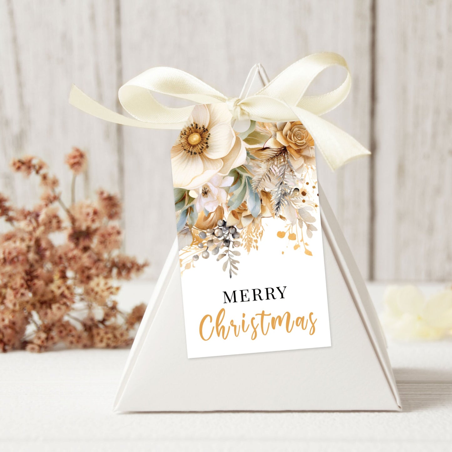 Merry Christmas Gift Tag Printable