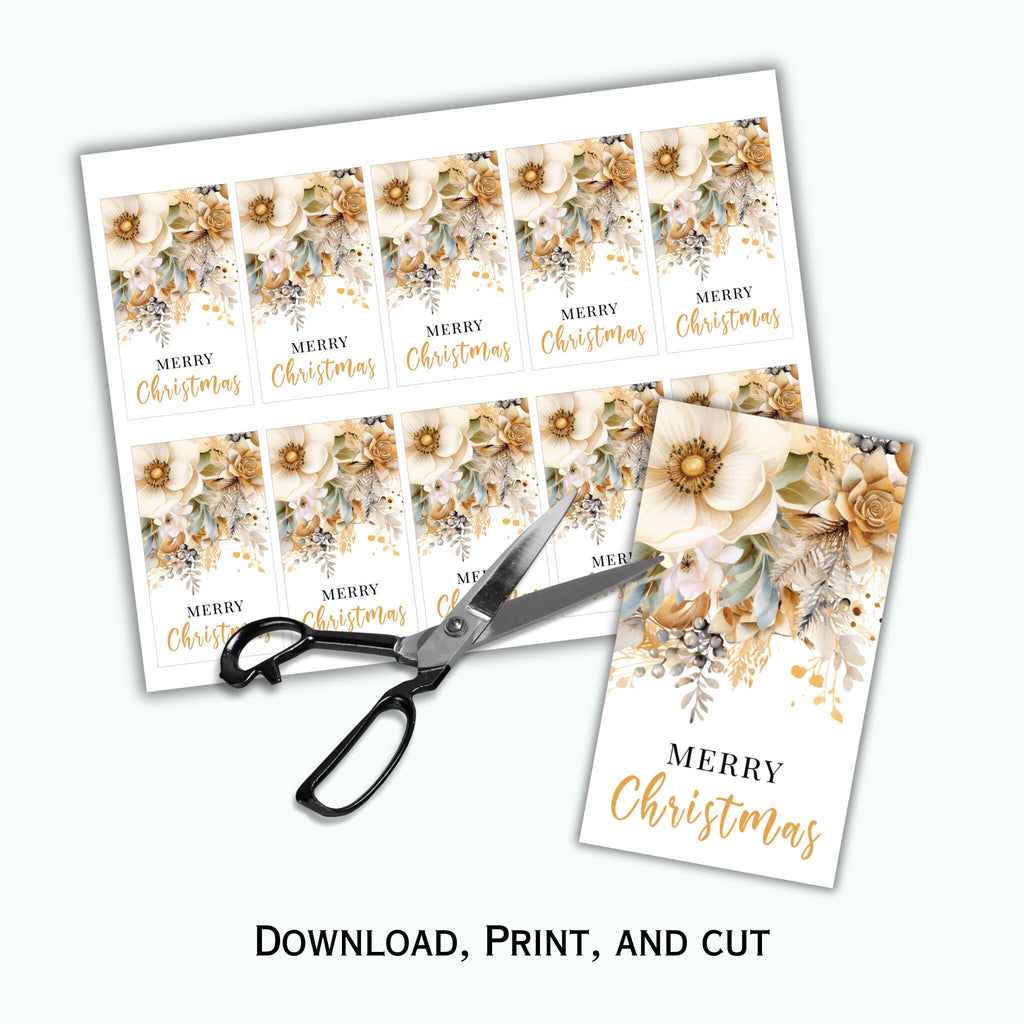 Merry Christmas Gift Tag Printable