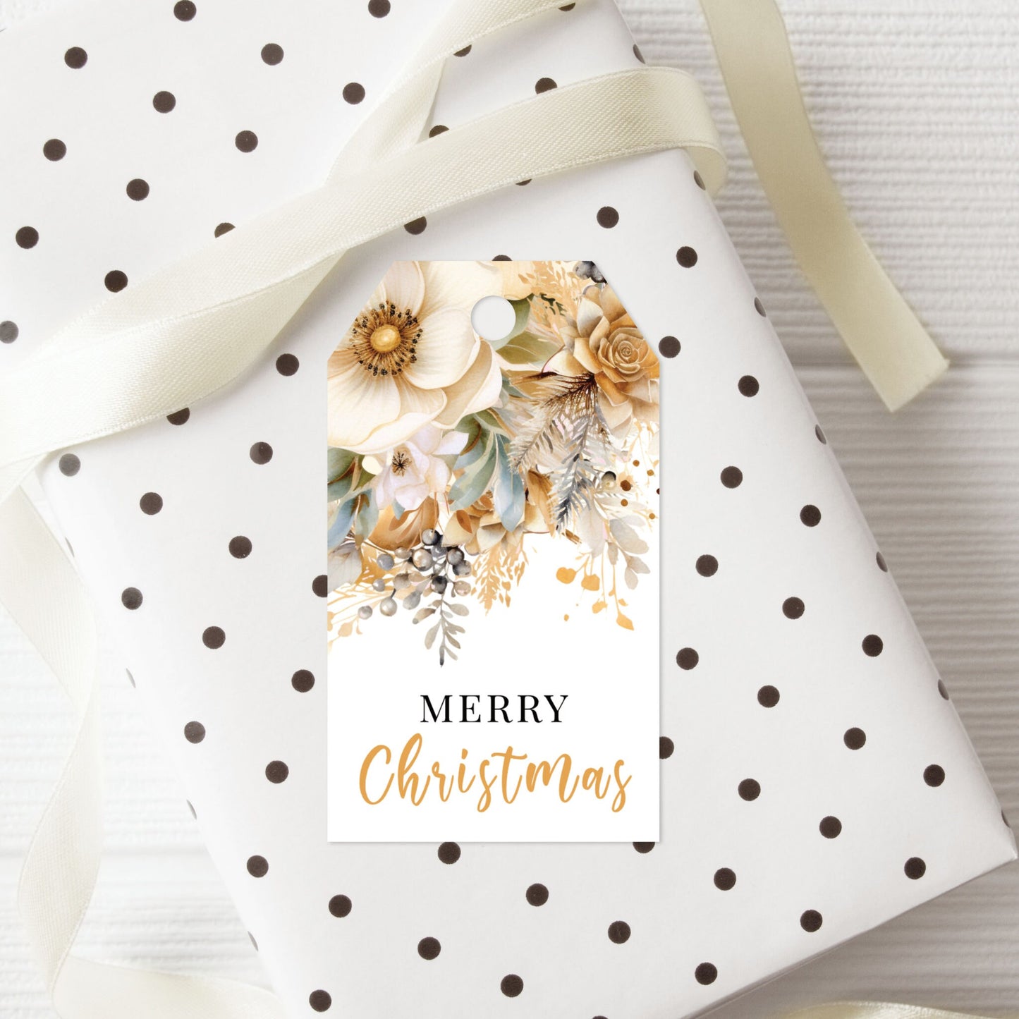 Merry Christmas Gift Tag Printable