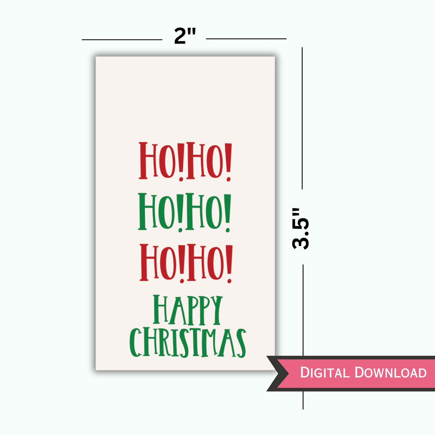 Christmas Gift Tags Printable - Set of 16