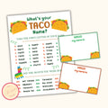 What's your Taco Name? Party Game