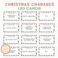 Christmas Charades - 120 Printable Cards