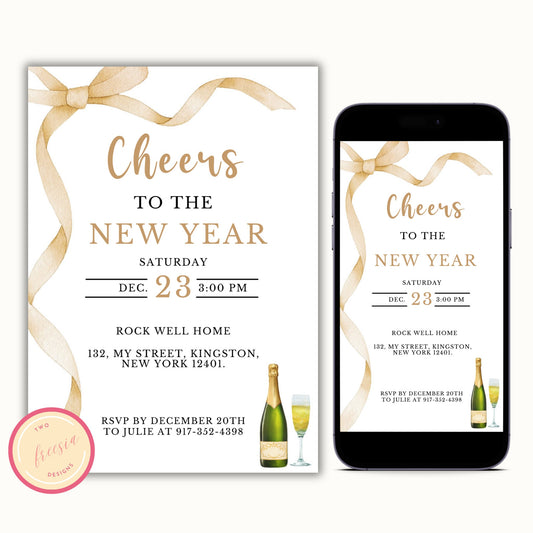 New Years Eve Invitation Template