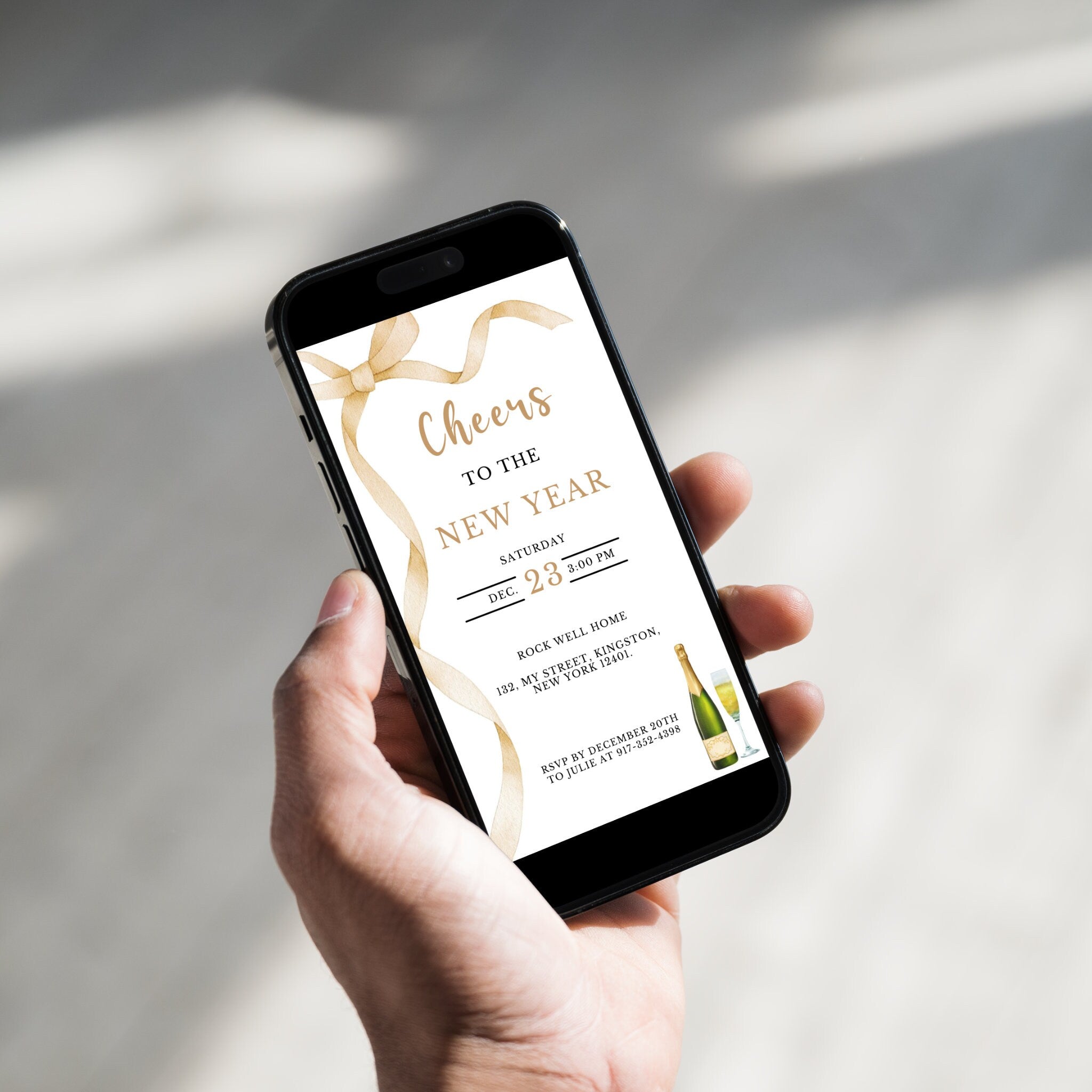 New Years Eve Invitation Template
