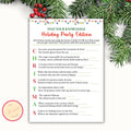 Holiday Party Trivia Game