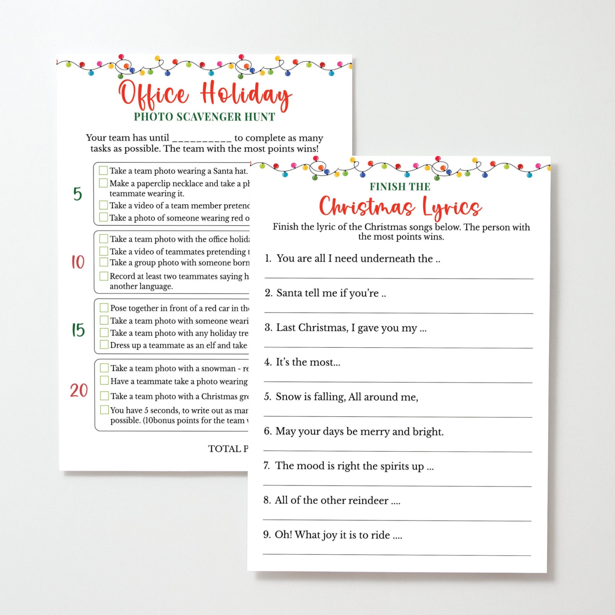 15 Christmas Work Party Games