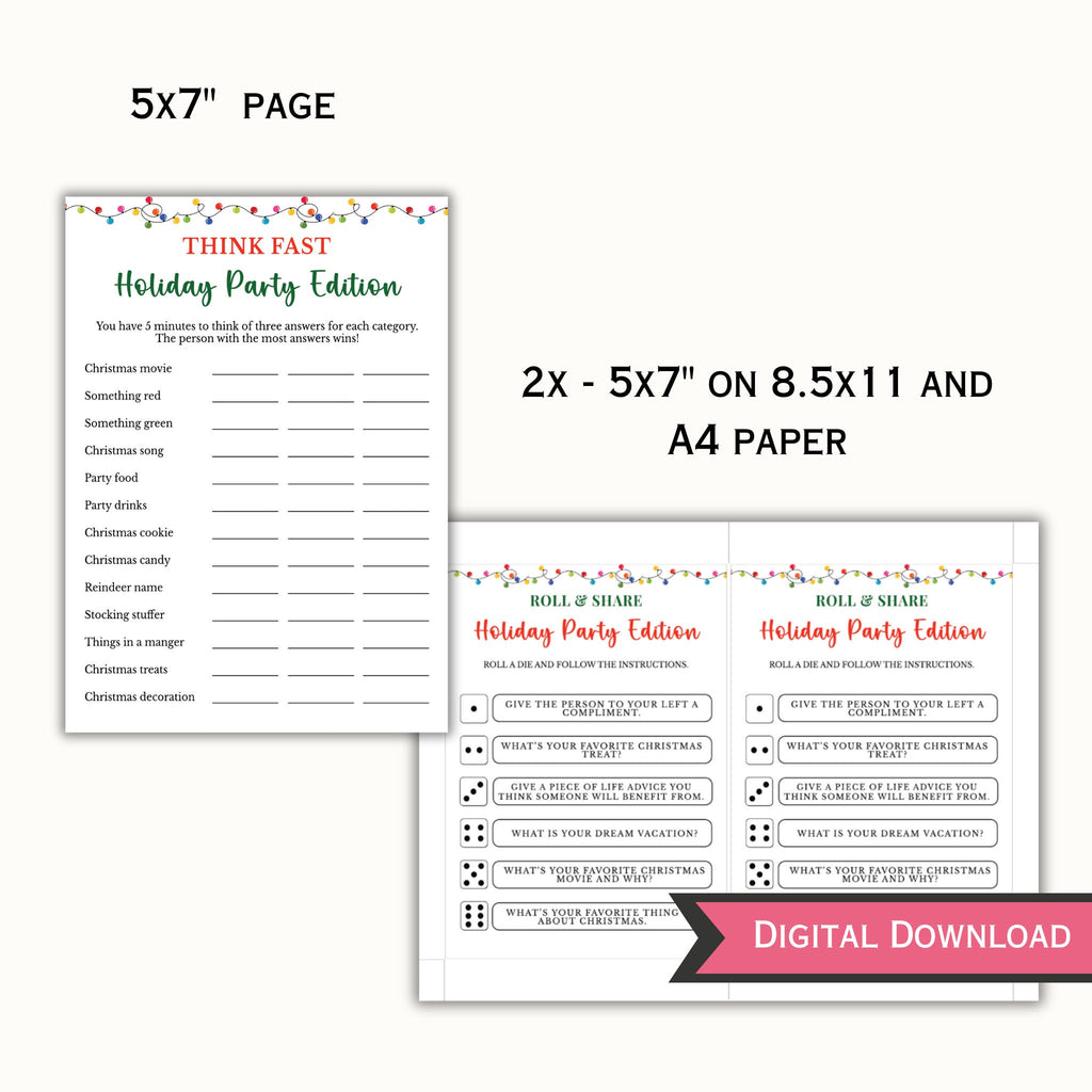 12 Christmas Party Games