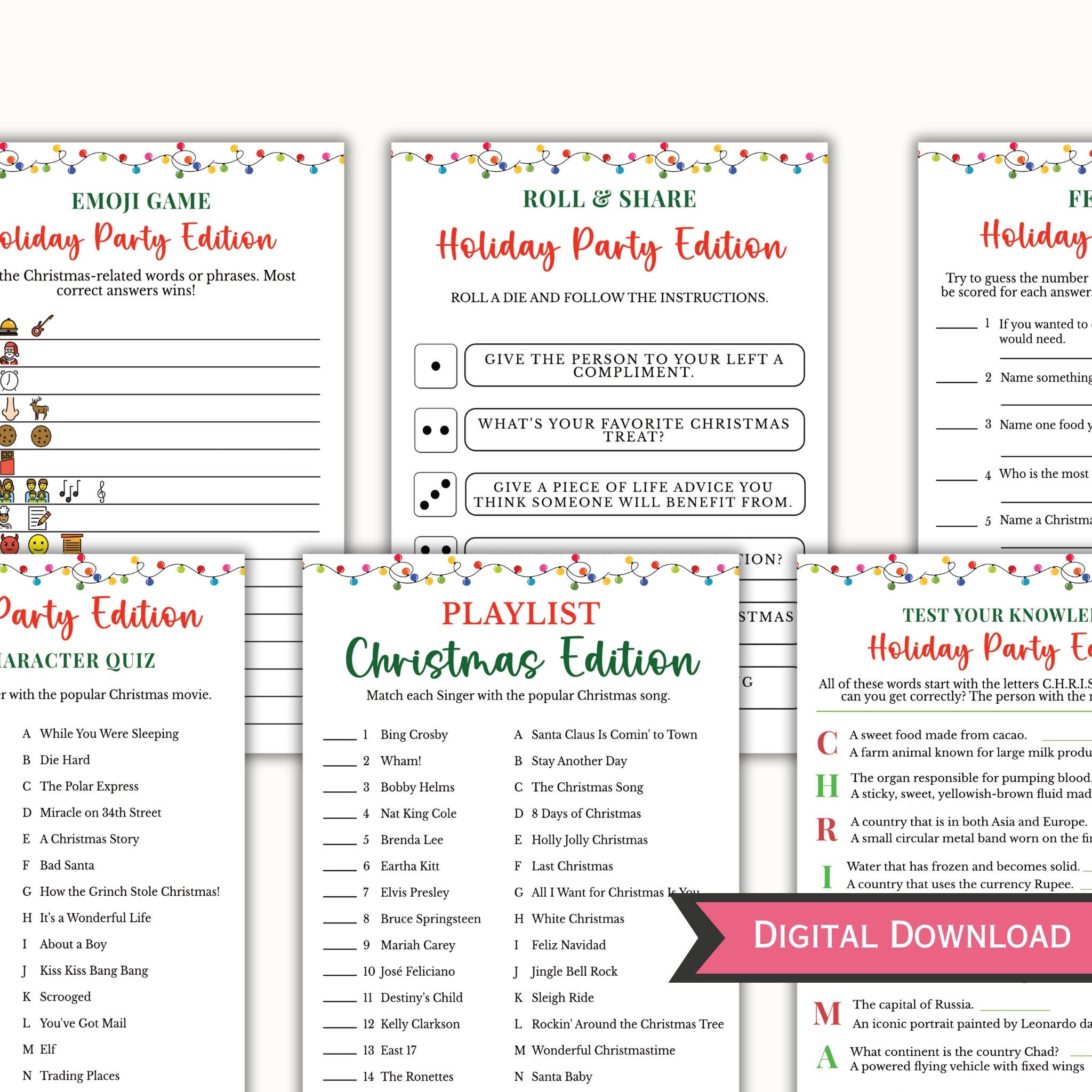 12 Christmas Party Games