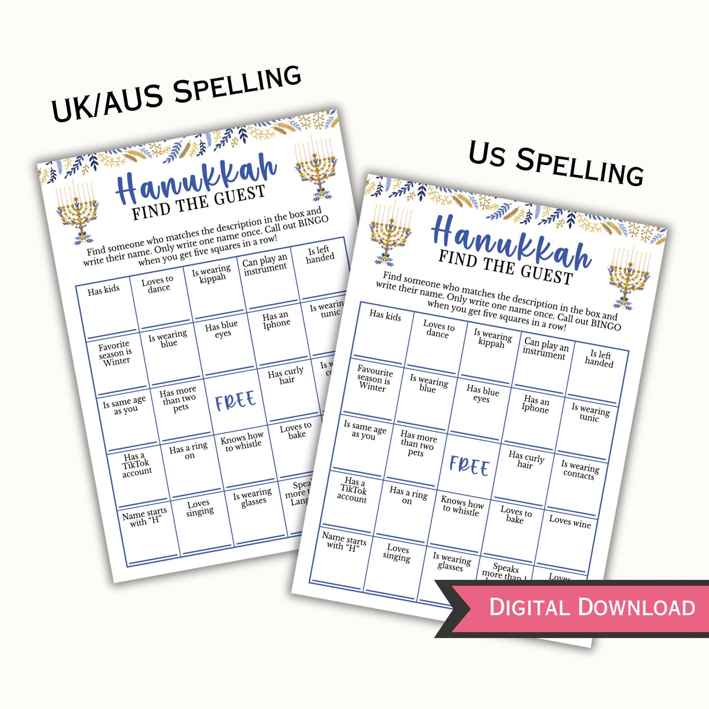 12 Hanukkah Party Games