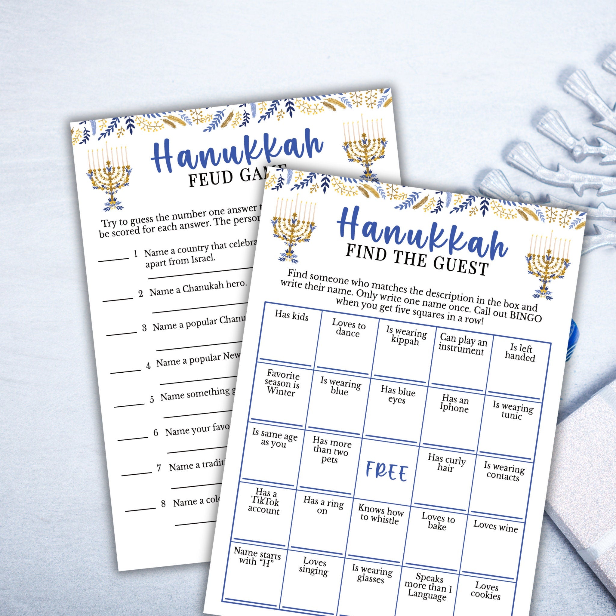 12 Hanukkah Party Games